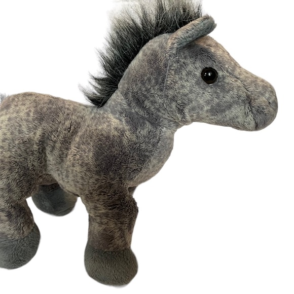 Ganz Webkinz Grey Arabian Horse Pony Plush Stuffed Animal No Code Soft Clean 10” - Picture 10 of 16
